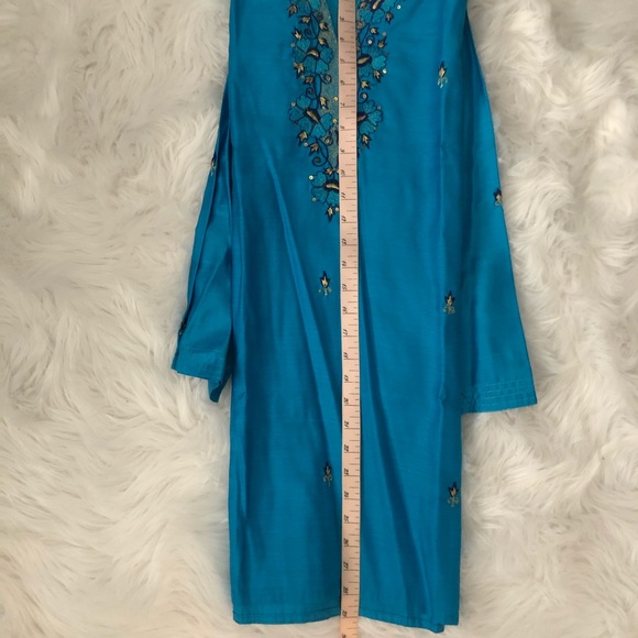 Turquoise Tunic (Indian style) - Picture 7 of 10